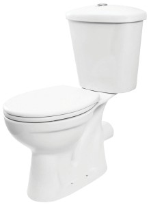 Deante Miska WC kompakt - odpływ poziomy Funkia biały  CDFD6LPS