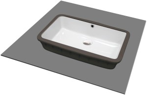 Deante Umywalka ceramiczna podblatowa Temisto biały  CDT_6U5U
