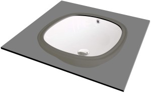 Deante Umywalka ceramiczna podblatowa Alpinia biały  CGA_6U4U
