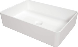 Deante Umywalka ceramiczna nablatowa Square biały  CGS_6U5S