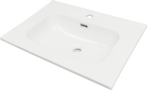 Deante Umywalka ceramiczna wpuszczana - 60 cm Tubo biały  CTU_6U6W