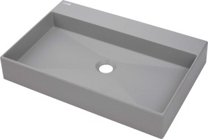 Deante Umywalka granitowa 60x40 cm Correo szary metalik CQR_SU6S