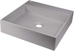 Deante Umywalka granitowa 400x400 mm Correo szary metalik CQR_SU4S