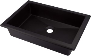 Deante Umywalka granitowa podblatowa/wpuszczana Correo czarna nero CQR_NU5U