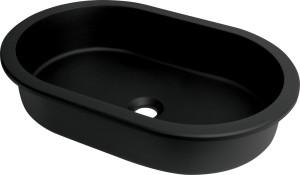 Deante Umywalka granitowa podblatowa/wpuszczana Silia czarna nero CQS_NU6U