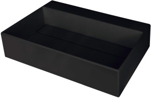Deante Umywalka granitowa nablatowa Correo czarna nero CQR_NU6M