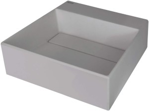 Deante Umywalka granitowa nablatowa Correo szary metalik CQR_SU4M