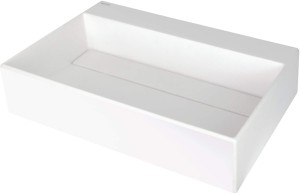 Deante Umywalka granitowa nablatowa Correo alabaster CQR_AU6M