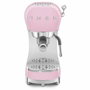 Kolbowy ekspres do kawy Smeg ECF02PKEU Pastelowy róż 50's Style