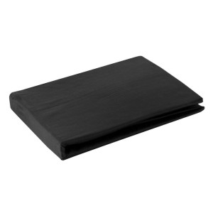 PRZEŚCIERADŁO Z GUMKĄ SATYNA 100X200 CM CZARNE 100%BAWEŁNA SATYNOWE MIĘKKIE