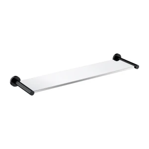 Omnires półka szklana czarny mat MP60930BL