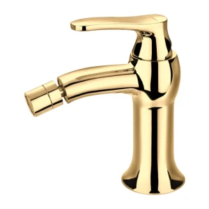 Omnires bateria bidetowa ART DECO, złoty połysk AD5120GL