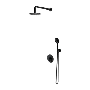 Omnires system prysznicowy podtynkowy czarny SYSY38BL