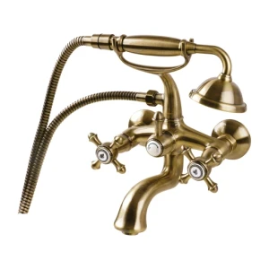 Omnires RETRO bateria wannowa z prysznicem, brąz antyczny RE7231BR