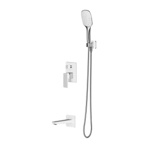 Omnires PARMA system wannowy podtynkowy, chrom/biały SYSPMW01CRB