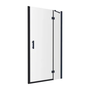 Omnires MANHATTAN drzwi uchylne 100 cm czarny mat ADC10X-ABLTR