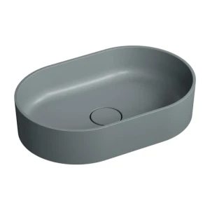 Omnires OVO M+ umywalka nablatowa 55x36 cm, ash grey mat OVOUNAG