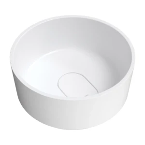 Omnires CADENCE M+ umywalka nablatowa, biały mat, ø42 cm, CADENCER420BM