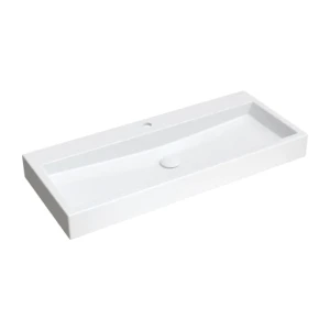 Omnires THASOS M+ umywalka nablatowa 100x42 cm, biały THASOS1000BP