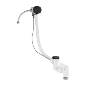 Omnires syfon wannowy czarny mat TK132-PLUS-3.43+64-SBL