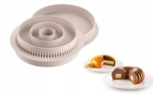 Forma silikonowa Silikomart Multi-Inserto Round – 3 wkładki do deserów