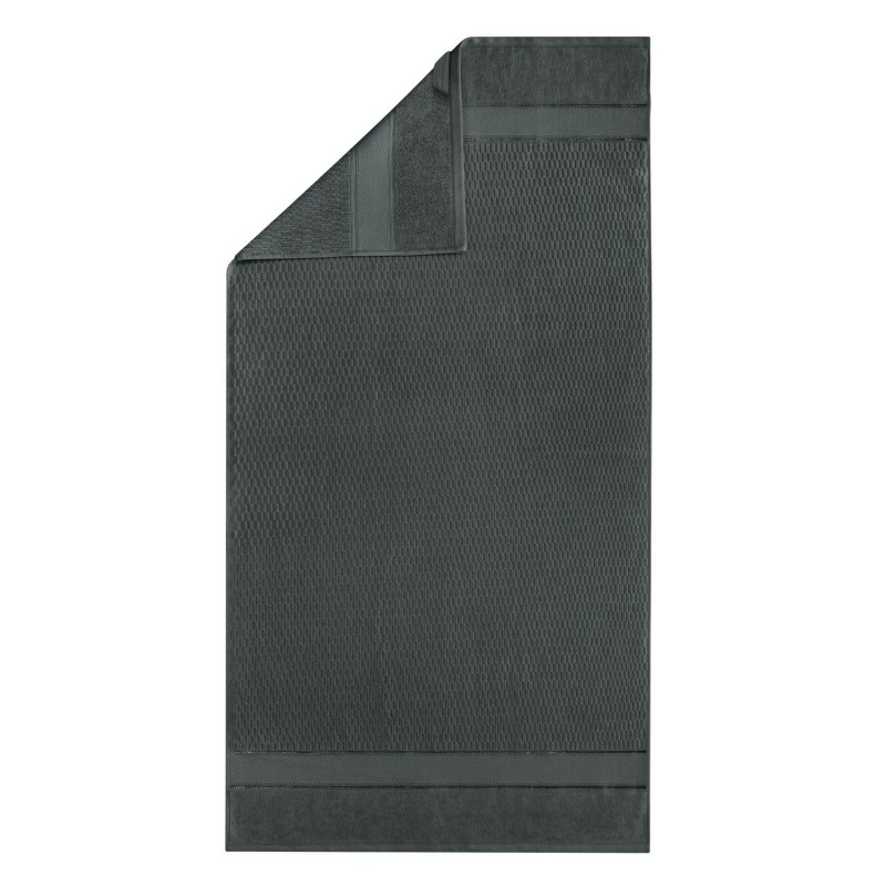 Grafitowy Ręcznik Szybkoschnący Welurowy Velvet 100 x 150 100% Bawełna Duży