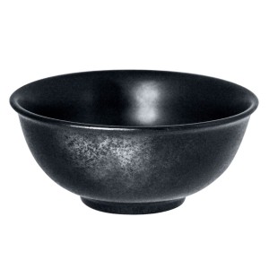 PORCELANA RAK KARBON Miseczka nie sztaplowana 12 cm czarny