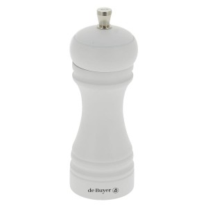 De Buyer JAVA Młynek do pieprzu 14 cm biały matowy