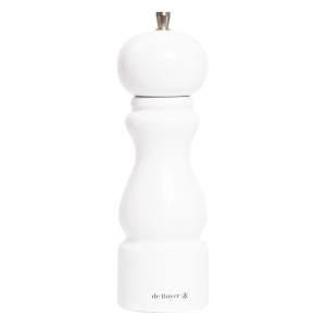 De Buyer RUMBA Młynek do pieprzu 20 cm biały lakierowany