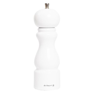 De Buyer RUMBA Młynek do soli 20 cm biały lakierowany