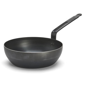 De Buyer BLUE CARBON Patelnia głęboka 24 cm