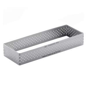 De Buyer Rant prostokątny perforowany 12x4 cm