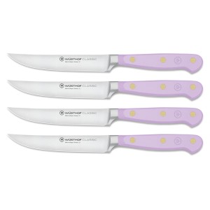 Wusthof CLASSIC COLOUR Zestaw noży stekowych fioletowy Fioletowy Yam