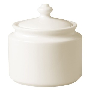 PORCELANA RAK Banquet cukiernica z pokrywką 270 ml kość słoniowa