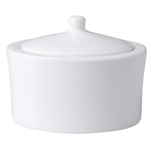PORCELANA RAK Fine Dine cukiernica z pokrywką 220 ml kość słoniowa