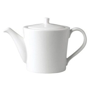 PORCELANA RAK Fine Dine dzbanek do herbaty z pokrywką 400 ml kość słoniowa