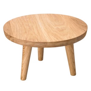 Verlo Podstawa dębowa okrągła wysoka, śr. 28 cm