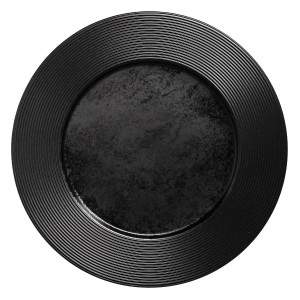 PORCELANA RAK Talerz płaski 31 cm Edge czarny