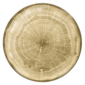 PORCELANA RAK Woodart talerz płaski brązowy 29 cm
