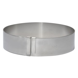 De Buyer Rant okrągły regulowany śr. 18-36 cm, wys. 4,5 cm