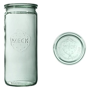 Weck Słoik cylindryczny 1590 ml z pokrywą - op. 6 szt