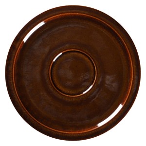PORCELANA RAK STONE Spodek 16,3 cm bursztynowy