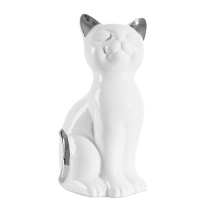 Figurka Dekoracyjna Cat 11 x 9 x 20 Cm Biały szt. 1