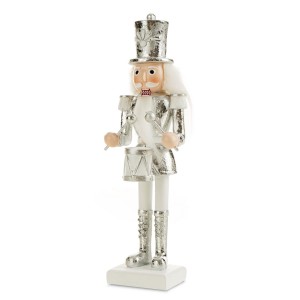 Figurka świąteczna 6x6 cm, biała, 45% żywica, 55% kamień szt. 1