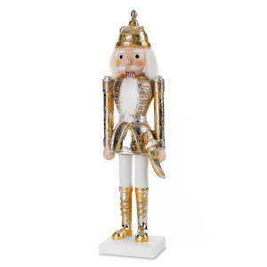 Figurka świąteczna 8x7 cm, złota, 45% żywica, 55% kamień szt. 1