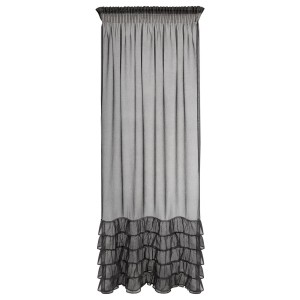 Firana Gotowa Carli Na Taśmie 140 x 250 Cm Czarny szt. 1