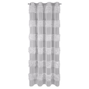 Firana Gotowa Margaret 140 x 250 Cm Srebrny szt. 1