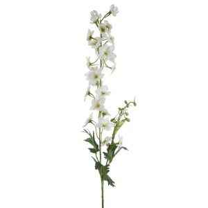 Kwiat Natu 382 Kremowy 80 cm, szt. 6, dekoracyjny, poliester/plastik/metal
