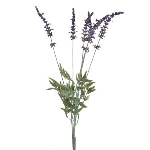 Kwiat Natu 384 Fioletowy 56 cm, 6 szt. - Dekoracyjny, Poliester