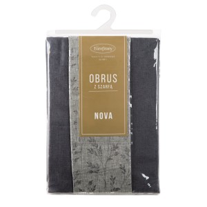 Obrus Anita 6 140 x 180 Cm Stalowy szt. 1